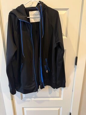 Aeropostale Black Jacket with White Label